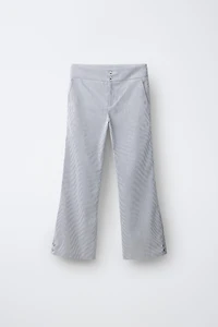 STRIPED FLARE PANTS