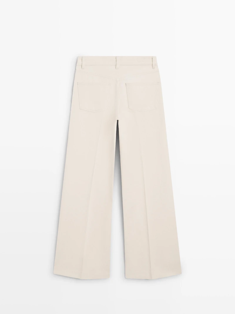 Jean palazzo taille haute