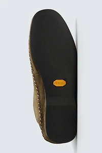 LEATHER SHOES VIBRAM® SOLE AARON LEVINE X ZARA