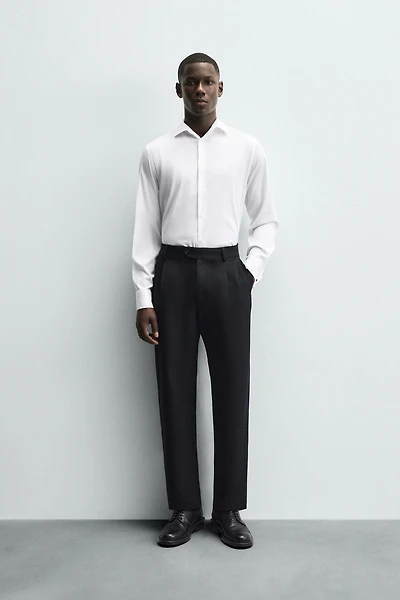 SLIM FIT FRENCH CUFF SHIRT