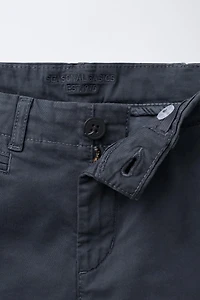 BASIC SLIM FIT CHINO SHORTS