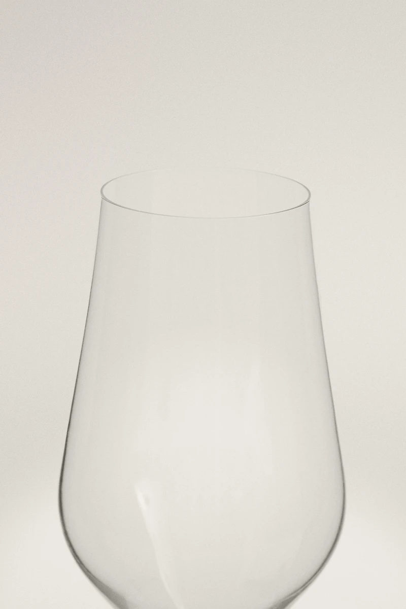 PLAIN CRYSTALLINE FLUTE GLASS