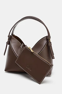 MINI SEAM DETAIL BUCKET BAG