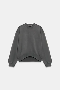 WASHED EFFECT SWEATSHIRT
