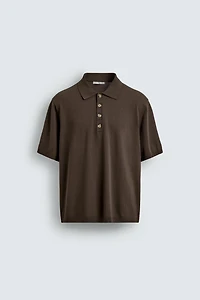 RELAXED FIT KNIT POLO