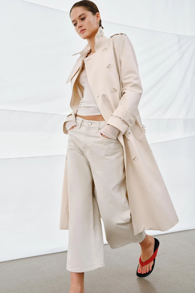 ZW COLLECTION MID-RISE CULOTTE JEANS