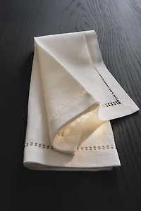 PACK SERVIETTES BRODERIE JOUR ÉCHELLE (LOT DE 2)