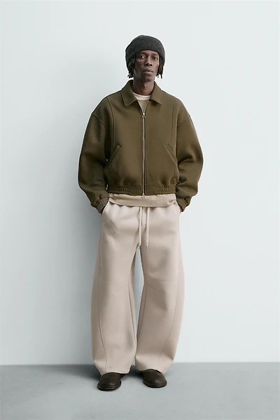 NEOPRENE LOOK BALLOON FIT PANTS