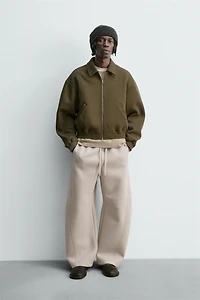 NEOPRENE LOOK BALLOON FIT PANTS