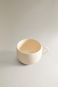 PLAIN STONEWARE DEEP MUG