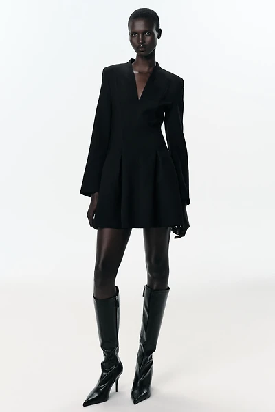 MINI DRESS WITH SHOULDER PADS