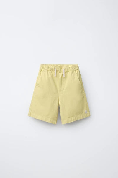 SHORT ÉLASTIQUES EN COTON
