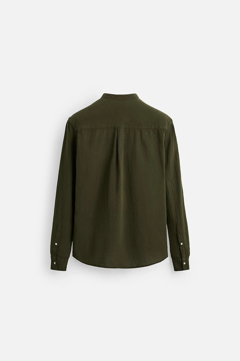 WRINKLED LOOK SHIRT