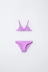 AGES 6-14 | STAR STUD TEXTURE BIKINI