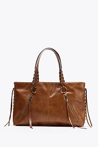 FRINGED TOTE BAG