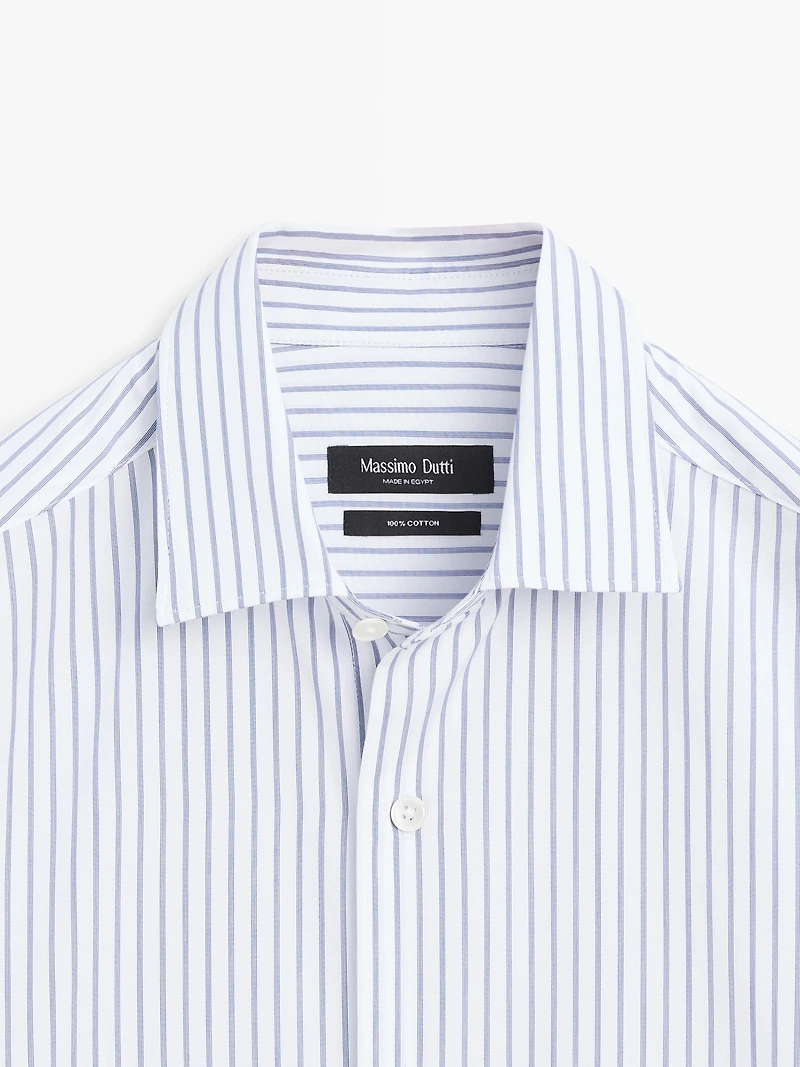 Regular fit striped shirt