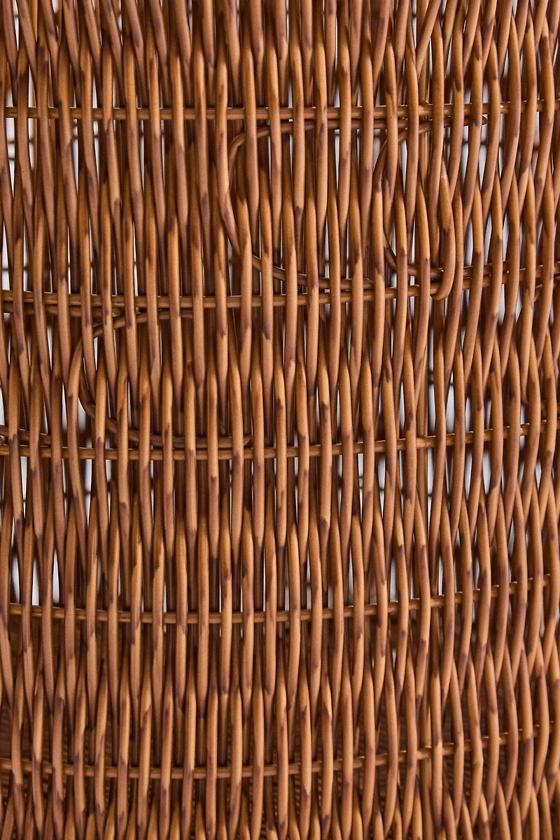 PANIER ROND ONDULÉ PLASTIQUE RECYCLÉ