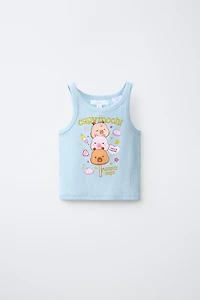 T-SHIRT CÔTELÉ CAPIBARA CAPYFUN ©