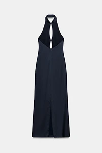 SATIN CUT OUT SLIP DRESS