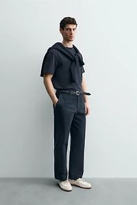 STRAIGHT FIT CHINO PANTS