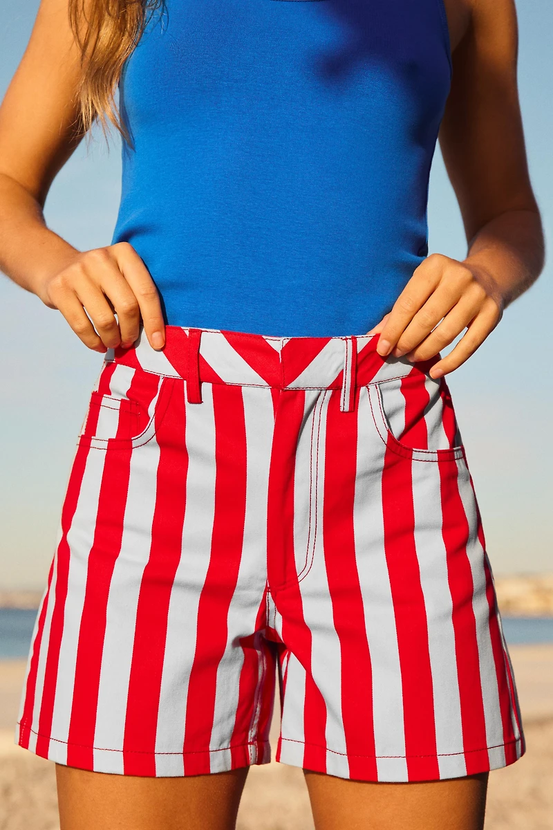 STRIPED SHORTS