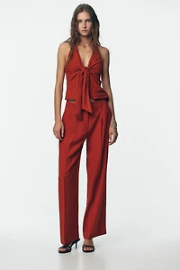 GILET HALTER NŒUD
