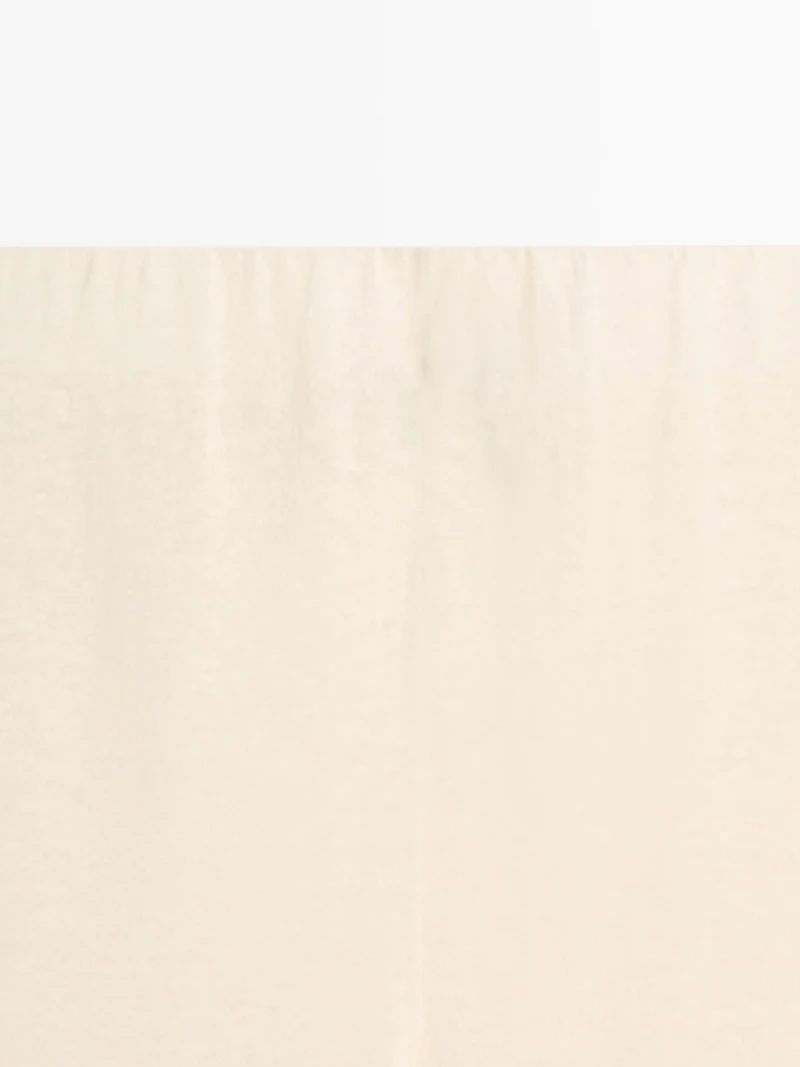 Total look wide-leg flowing trousers