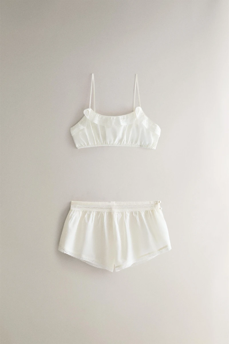 LACE CULOTTES SHORTS