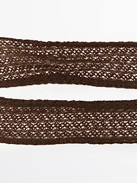 Knit neck scarf