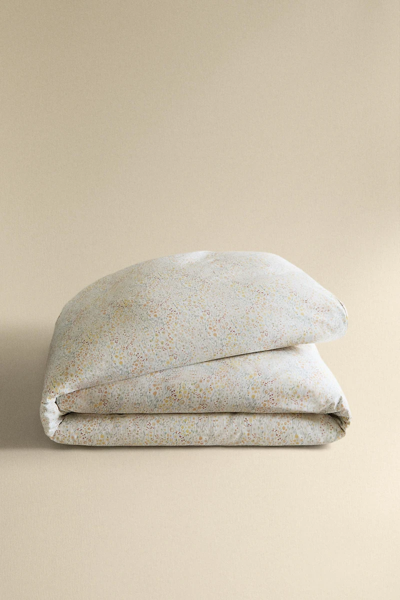 MINI FLORAL SATEEN DUVET COVER