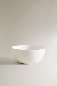 WHITE GLASS BOWL