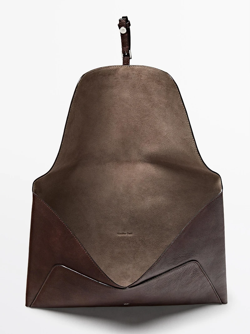 Housse pour ordinateur portable en cuir nappa