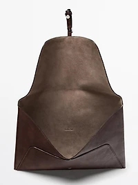 Housse pour ordinateur portable en cuir nappa