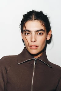 ZIPPERED PLUSH JACKET