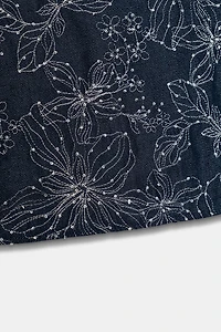 EMBROIDERED SEQUIN SKORT