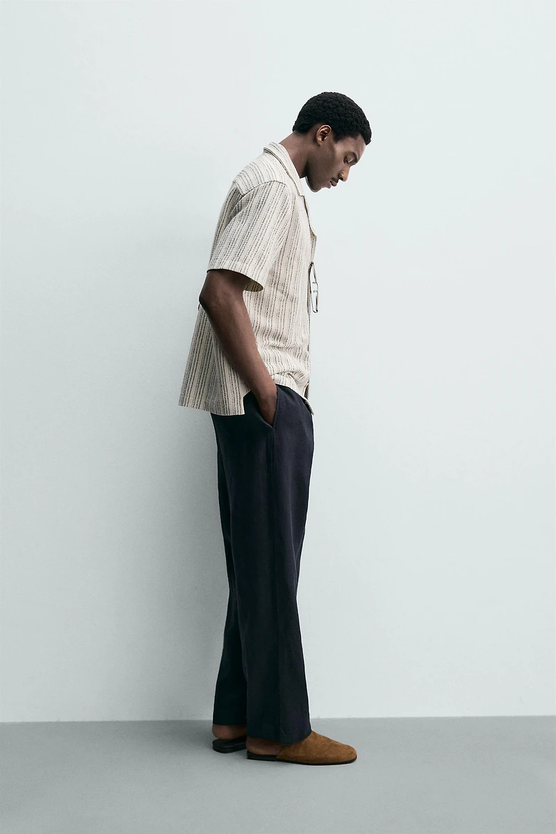 TEXTURED WEAVE SHIRT