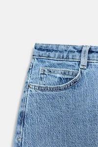 Z1975 DENIM MIDI SKIRT WITH SLIT