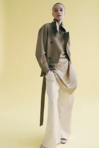 FLOWY BELTED JACKET ZW COLLECTION