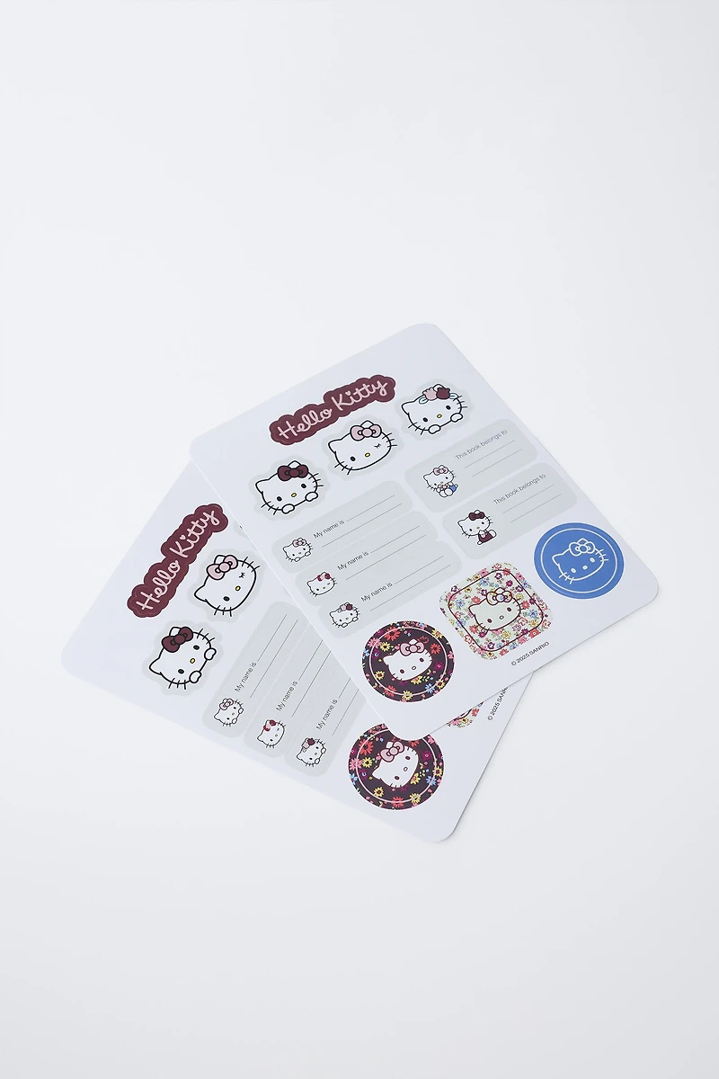 24-PACK OF HELLO KITTY © SANRIO NAME STICKERS