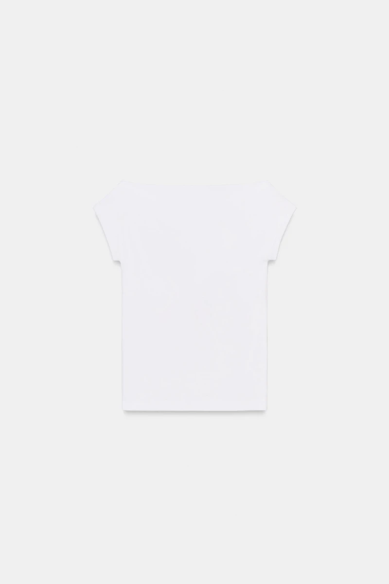 BOAT NECK T-SHIRT