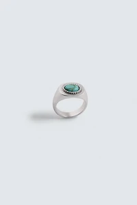 TURQUOISE STONE COMBINATION RING