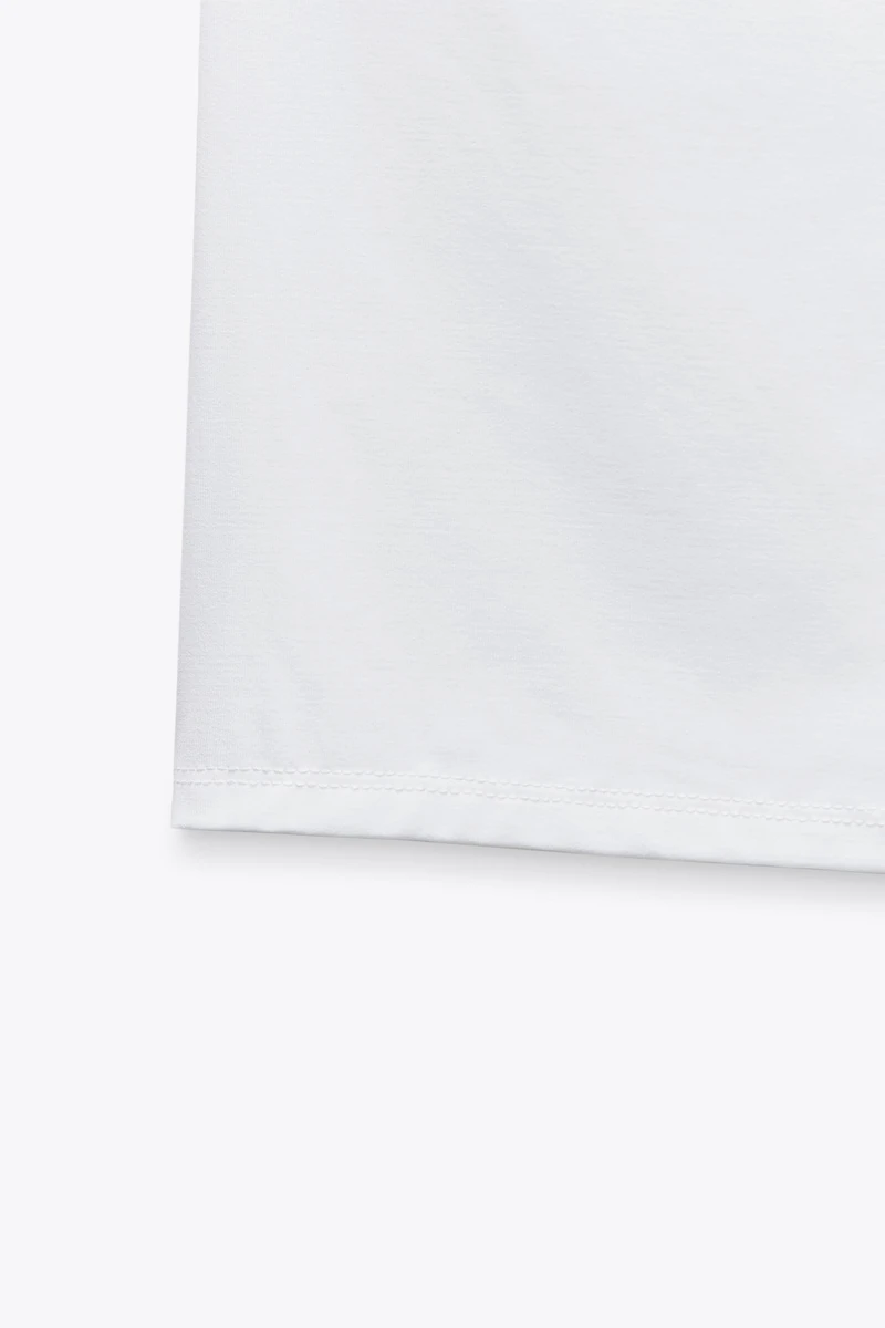 HAUT EN POLYAMIDE À BRETELLES LARGES