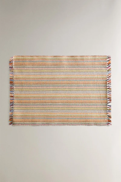 SET OF STRIPED COTTON PLACEMATS (SET OF 2)