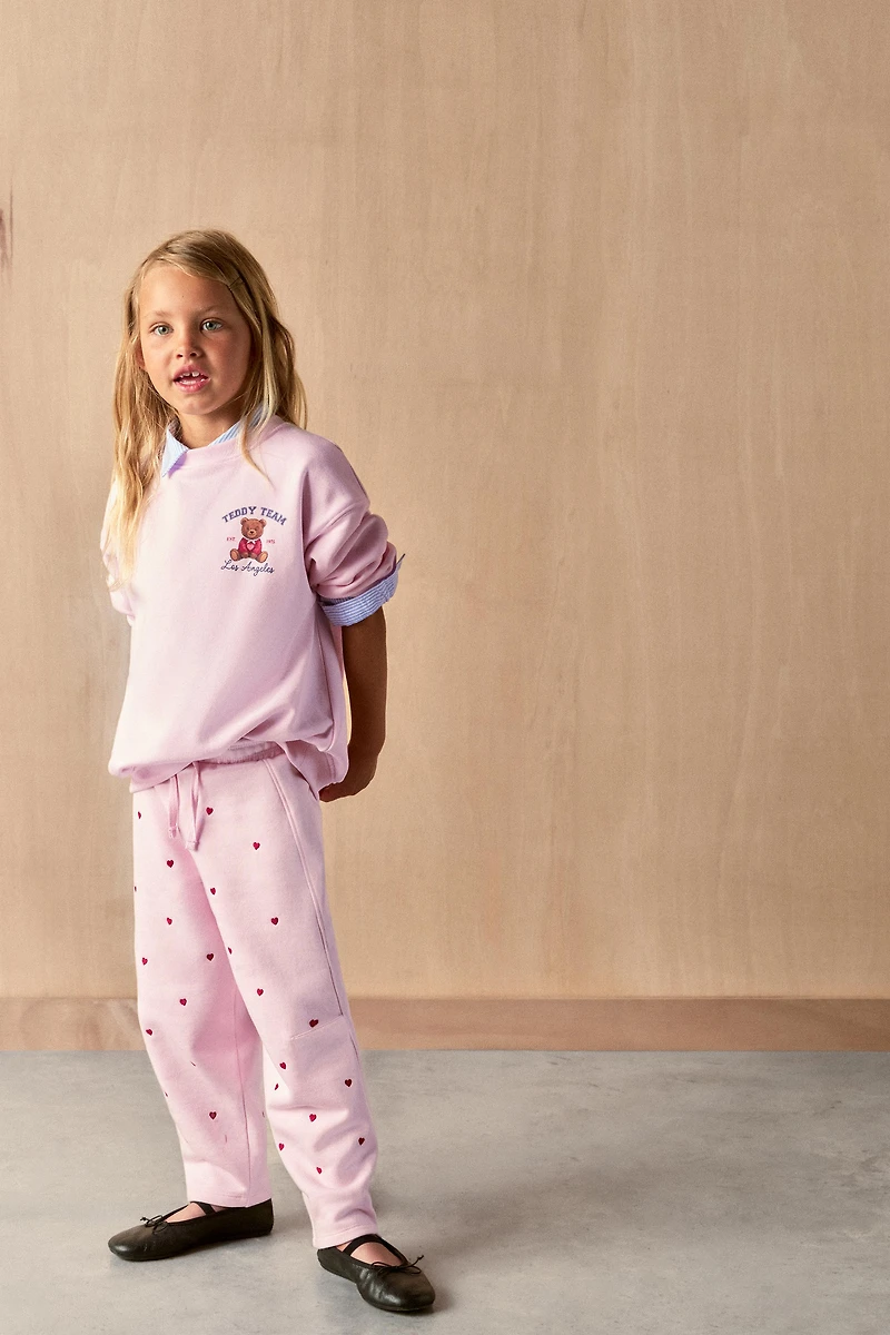 TEDDY PRINT SWEATSHIRT