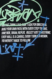 GRAFFITI PRINT T-SHIRT