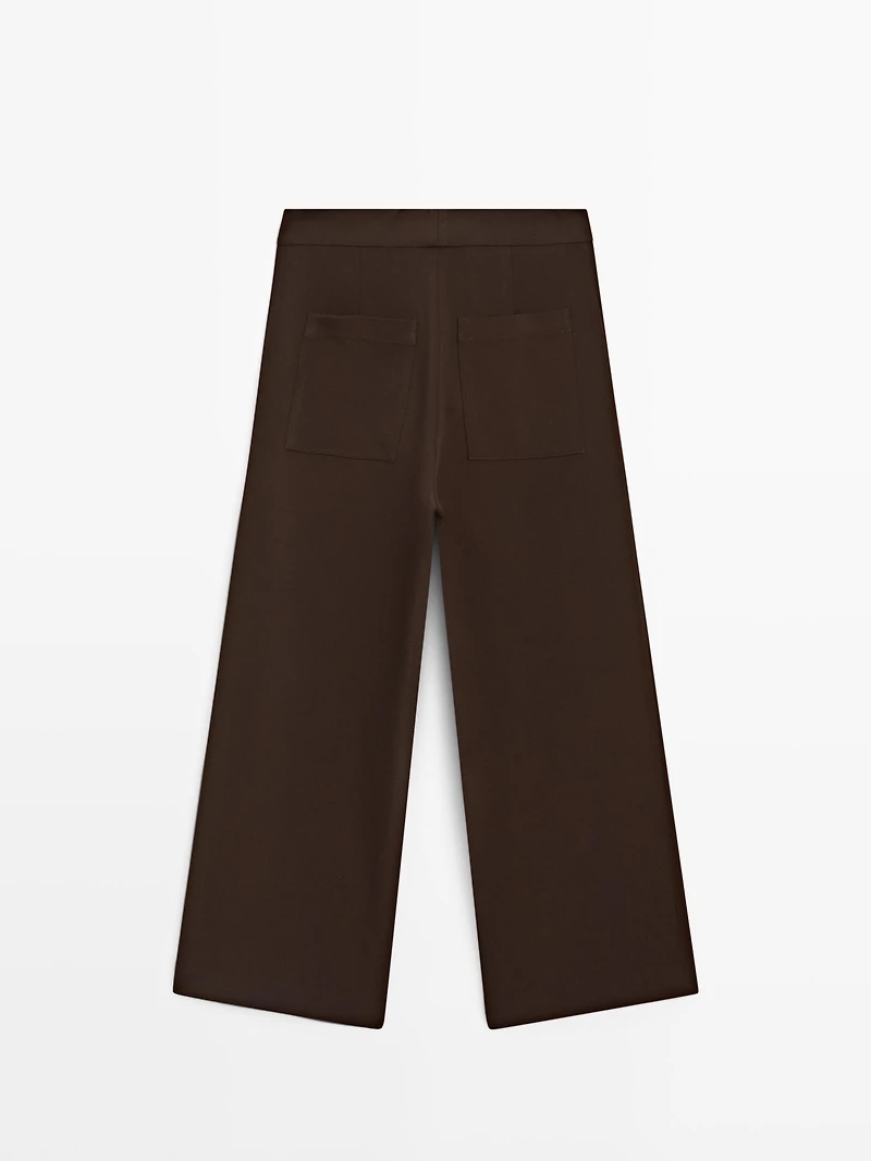 Formal wide-leg trousers