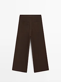 Formal wide-leg trousers