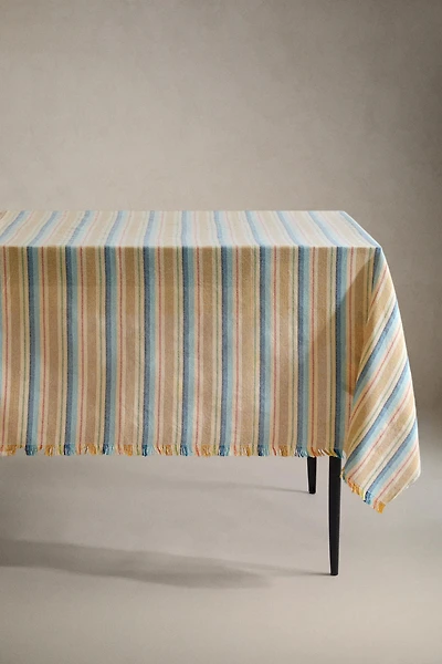 YARN-DYED STRIPE TABLECLOTH