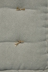 TOPSTITCHED SEAT CUSHION