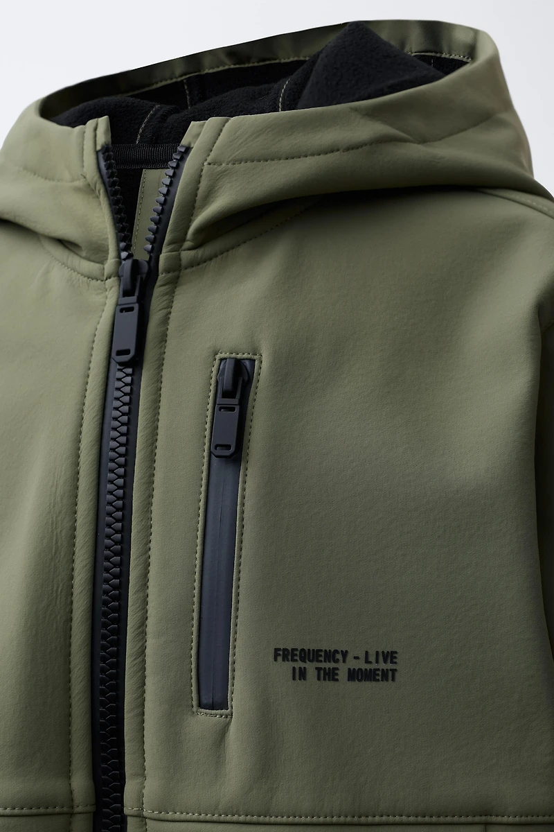 LINED HOODED JACKET
